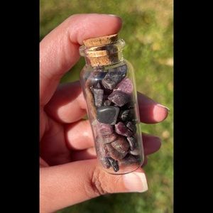 Rhodolite Garnet Jar; Intuitively Selected